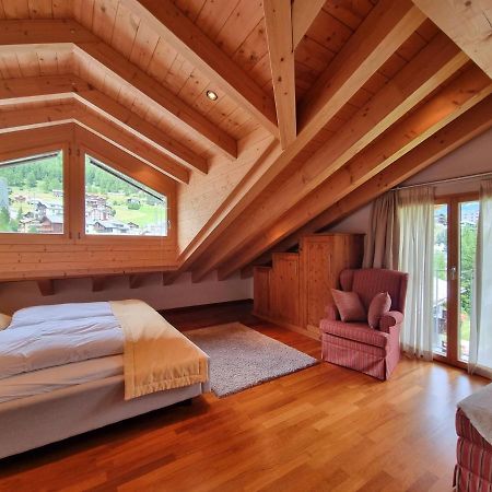 Chalet Haus Perla Saas-Fee Bagian luar foto