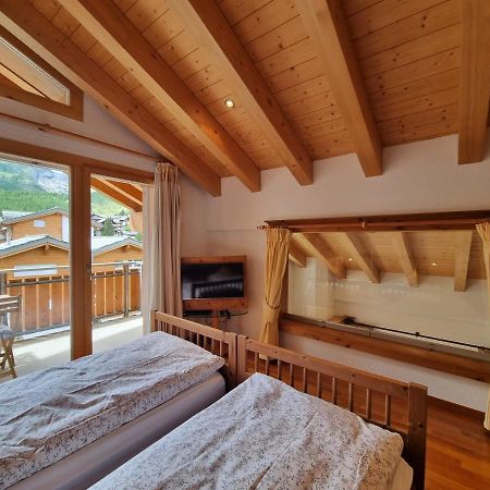 Chalet Haus Perla Saas-Fee Bagian luar foto