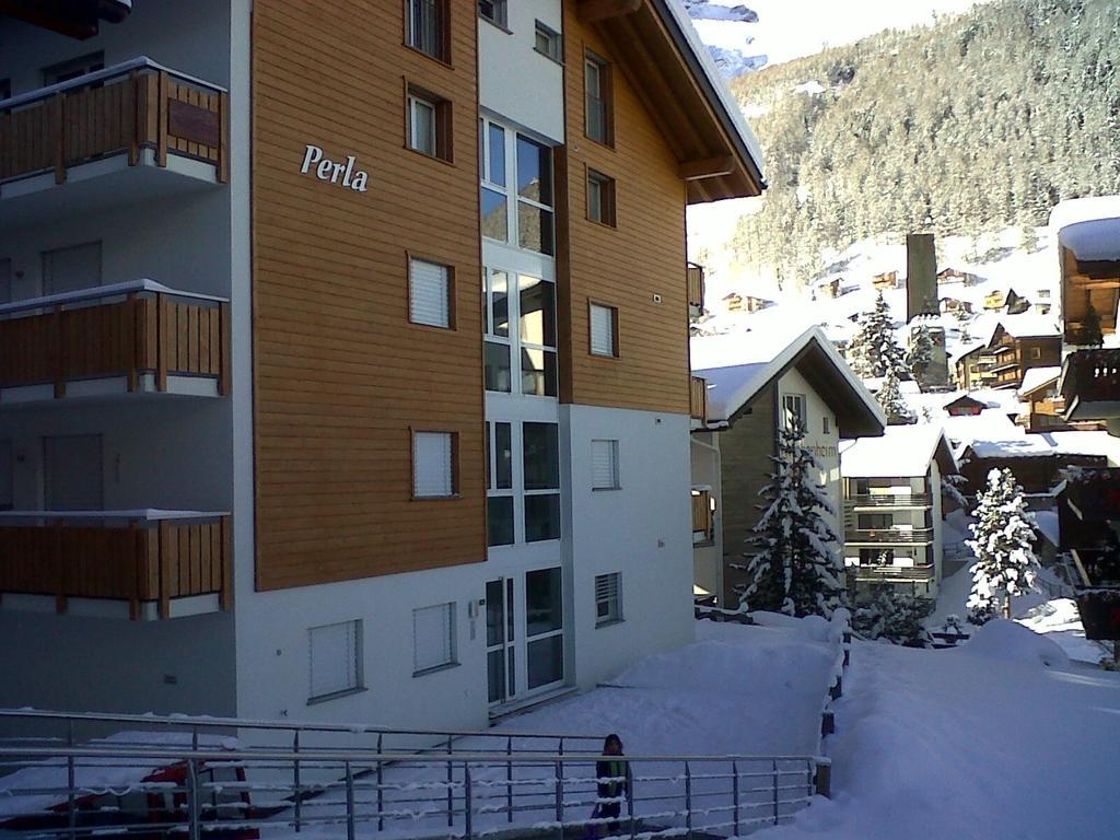 Chalet Haus Perla Saas-Fee Bagian luar foto